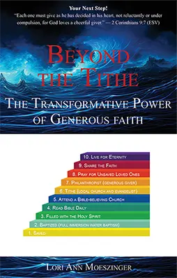 Cover of “Beyond the Tithe: The Transformative Power of Generous Faith” showing title and author.