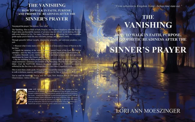 Full book cover of “The Vanishing Companion” featuring the front and back with title, author, and a synopsis.